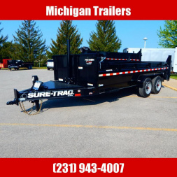 New 2024 Sure-Trac 7 X 14 Pro Series Telescopic Dump  17.6K