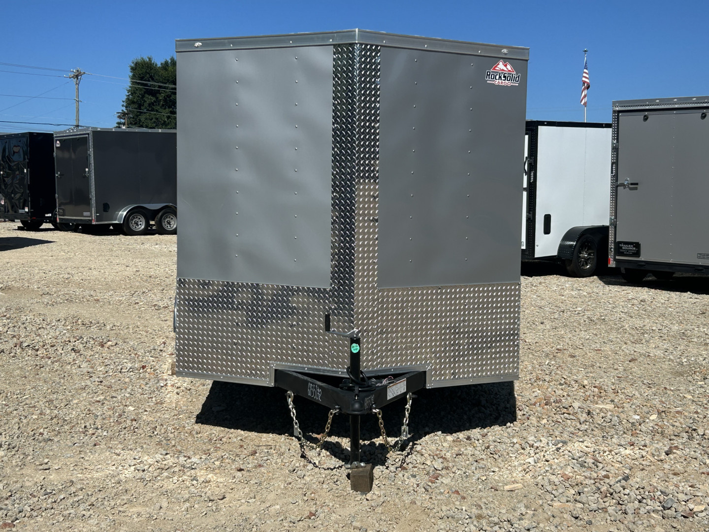 New Rock Solid 7x14 TA 7K Enclosed Trailer