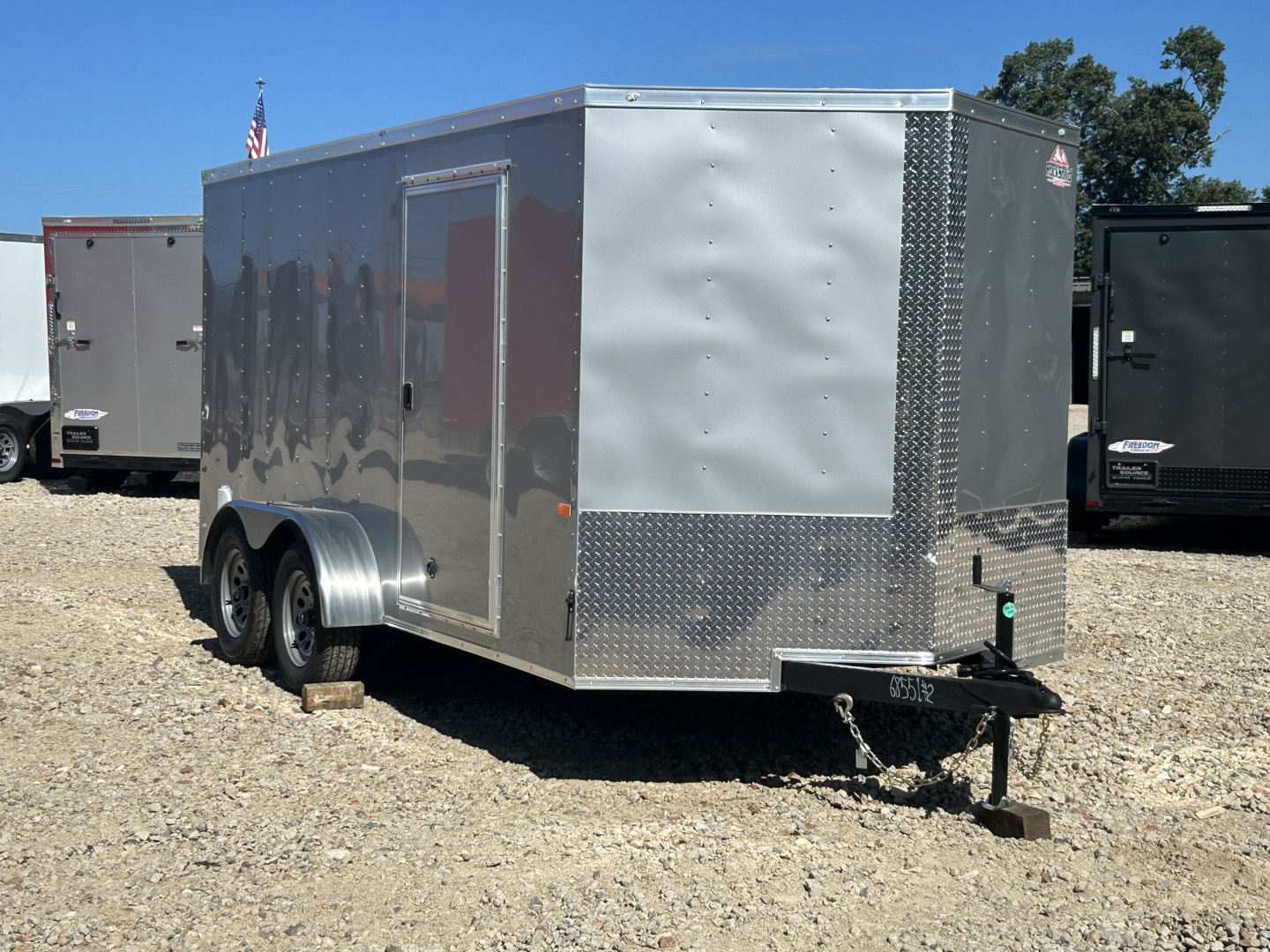 New Rock Solid 7x14 TA 7K Enclosed Trailer