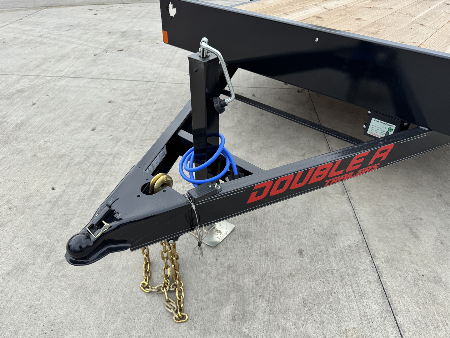 New NEW 2026 Double A 22’ flatbed Equipment Trailer 2-5200 lb axles=10K, dovetail, Slide In Ramps