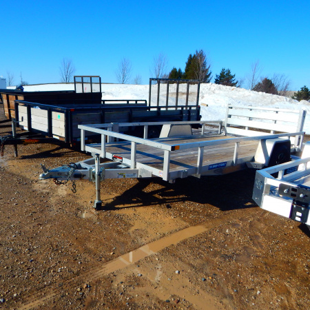 Used 2025 Sure-Trac 6 X 12 Aluminum Tube Top Utility  3.5K Brake