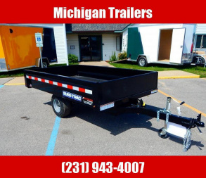 New 2025 Sure-Trac 4.5 x 8ft Utility Dump Trailer