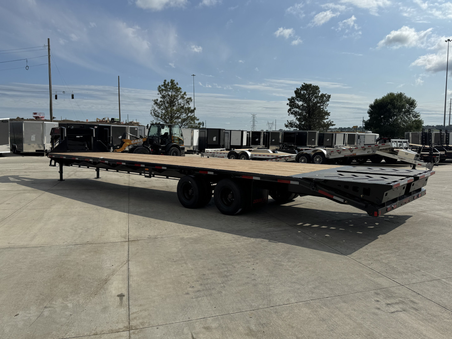 New 2026 Double A 40’ Gooseneck Deckover 35’ plus 5’ x 102” with 2-12K tandem dual axles=26K