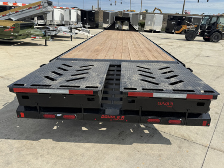 New 2026 Double A 40’ Gooseneck Deckover 35’ plus 5’ x 102” with 2-12K tandem dual axles=26K