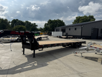 New 2026 Double A 40’ Gooseneck Deckover 35’ plus 5’ x 102” with 2-12K tandem dual axles=29K