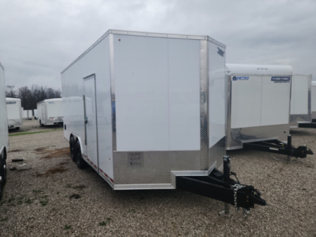 New 2025 Cargo Express XL SE 8.5' x 18' 14K Enclosed Contractor Trailer w/ Translucent Roofing