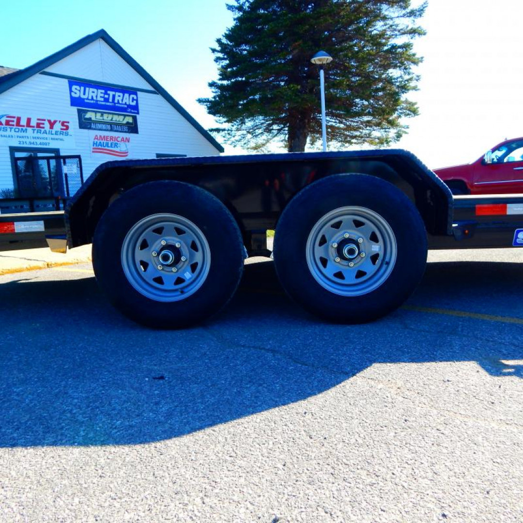 New 2025 Sure-Trac 7 x 20 (18+2) C-Channel Car Hauler Trailer  10K