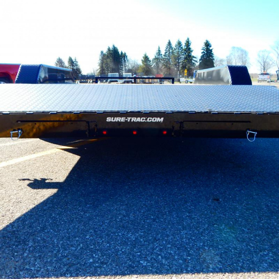 New 2025 Sure-Trac 7 x 20 (18+2) C-Channel Car Hauler Trailer  10K