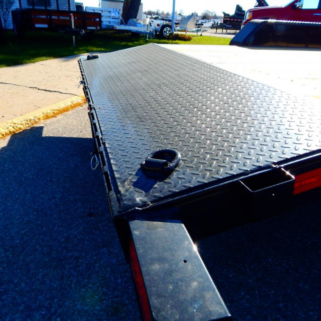 New 2025 Sure-Trac 7 x 20 (18+2) C-Channel Car Hauler Trailer  10K