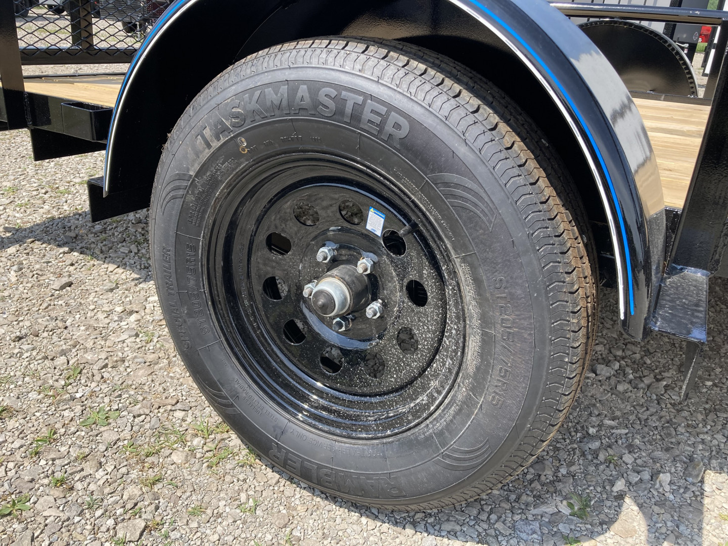 New 2025 Top Hat 77"x12' Utility Trailer