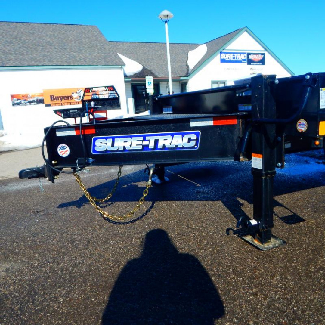 New 2025 Sure-Trac 8.5 x 20+5 Heavy Duty Low Profile Beavertail Deckover Trailer  17.6K