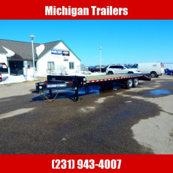 New 2025 Sure-Trac 8.5 x 20+5 Heavy Duty Low Profile Beavertail Deckover Trailer  17.6K