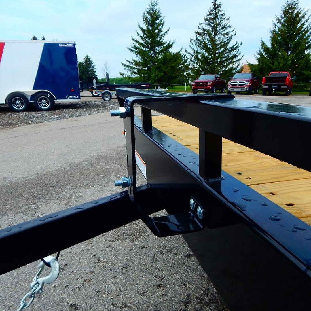 New 2025 Sure-Trac 8.5 x 17+3 Low Profile Beavertail Deckover Trailer  10K