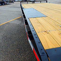 New 2025 Sure-Trac 8.5 x 17+3 Low Profile Beavertail Deckover Trailer  10K