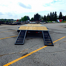 New 2025 Sure-Trac 8.5 x 17+3 Low Profile Beavertail Deckover Trailer  10K