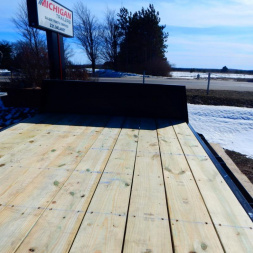 New 2025  8' Wood Flat Decks