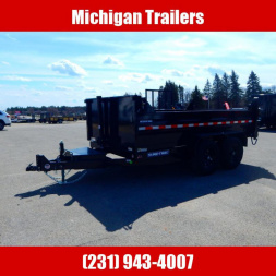New 2025 Sure-Trac 82 IN x 12 HD Low Profile Dump Trailer  12K Telescopic