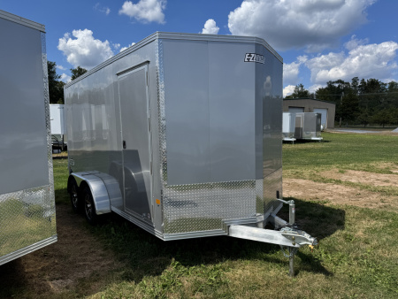New 2026 E-Z Hauler XLT PRO 7x14 Tandem Axle Enclosed 6'9  Interior Height 7000 LB GVW Cargo / Enclosed Trailer Rear Double Doors