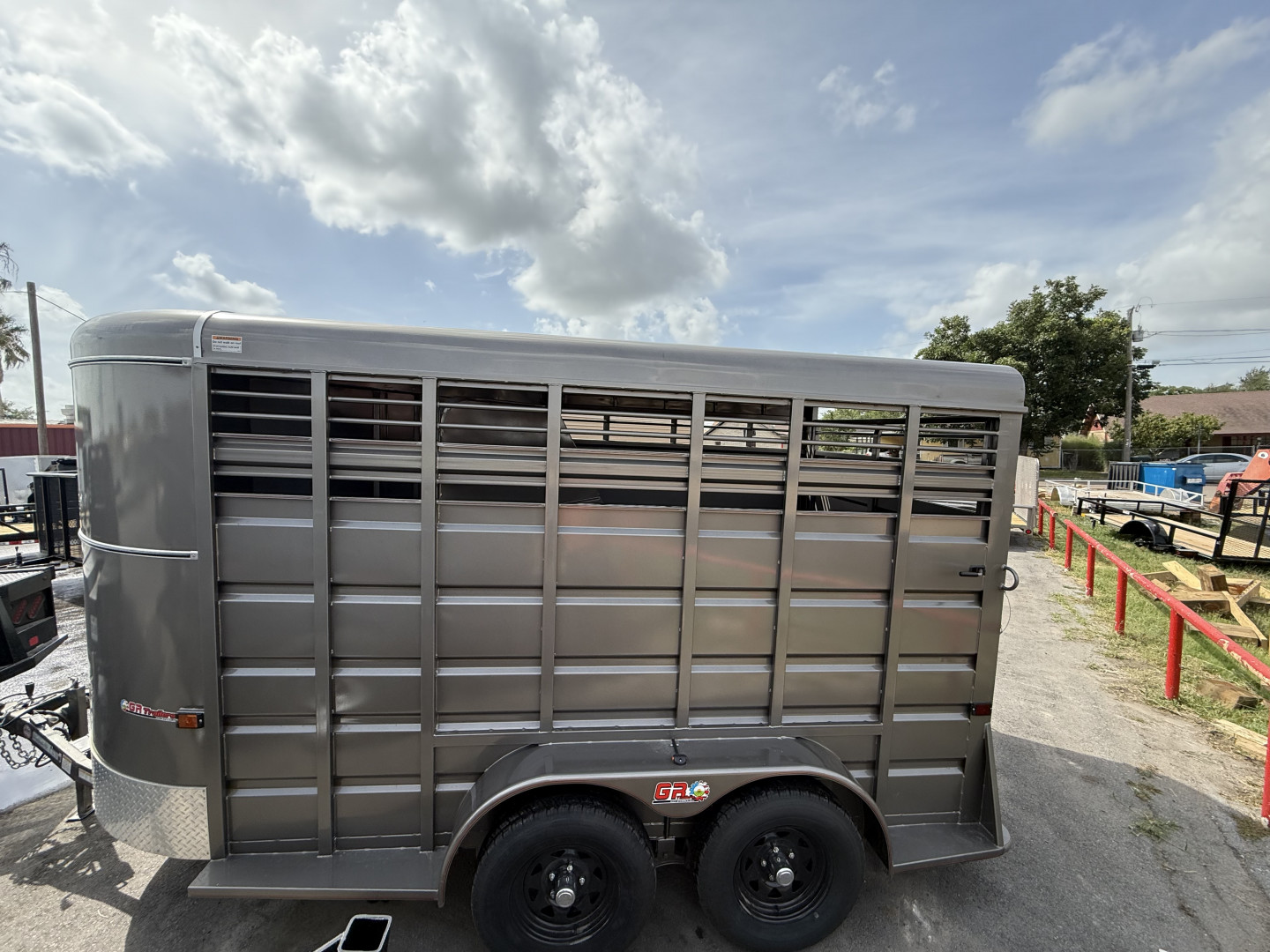 New 2025 GR Trailers 2 Horse Slant Stock / Stock Combo Trailer