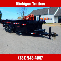 New 2025 Midsota 7X16 15.4K Telescopic  Dump Trailer