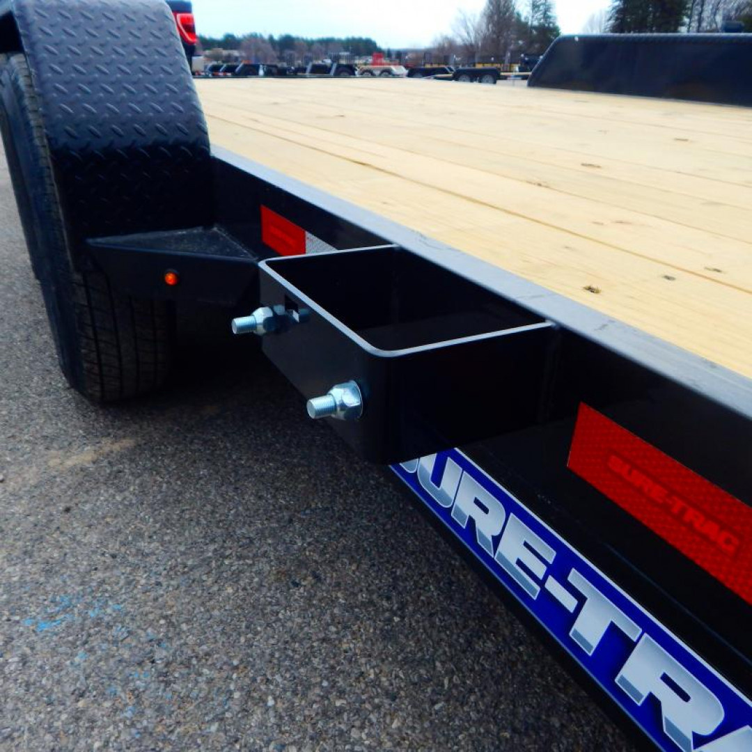 New 2025 Sure-Trac 7 x 20 (18+2) C-Channel Car Hauler Trailer  10K