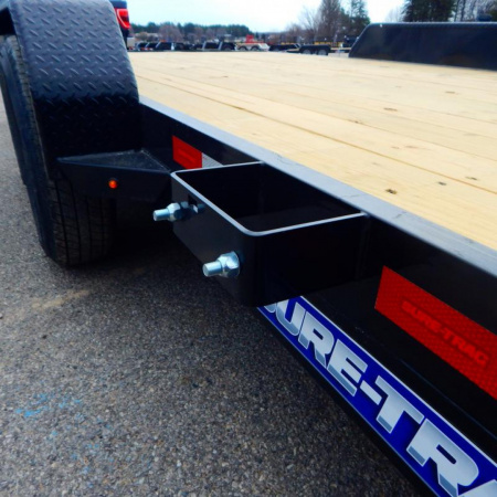 New 2025 Sure-Trac 7 x 20 (18+2) C-Channel Car Hauler Trailer  10K