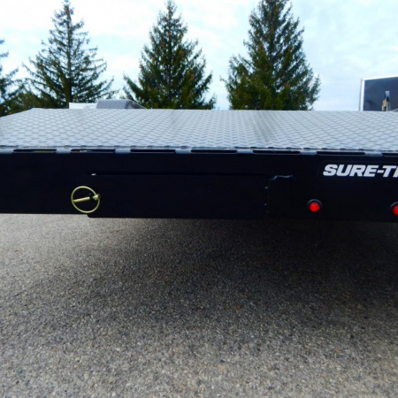New 2025 Sure-Trac 7 x 20 (18+2) C-Channel Car Hauler Trailer  10K