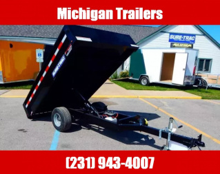 New 2025 Sure-Trac 4.5 x 8ft Utility Dump Trailer
