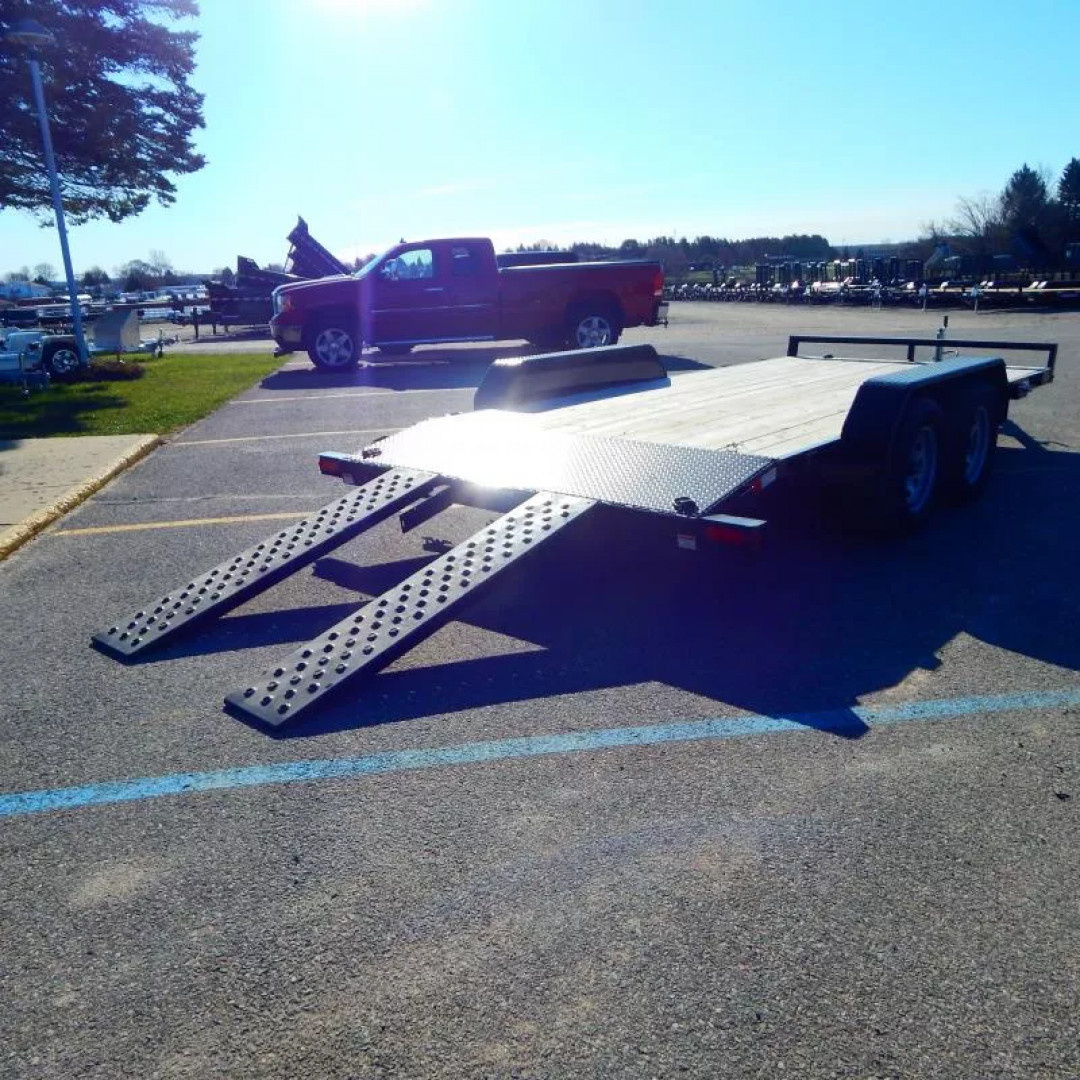 New 2025 Sure-Trac 7 x 16 (14+2) C-Channel Car Hauler Trailer  7K