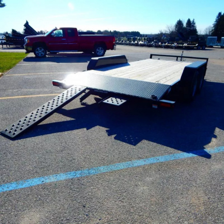 New 2025 Sure-Trac 7 x 16 (14+2) C-Channel Car Hauler Trailer  7K