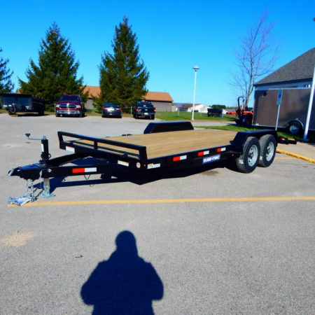 New 2025 Sure-Trac 7 x 20 (18+2) C-Channel Car Hauler Trailer  10K