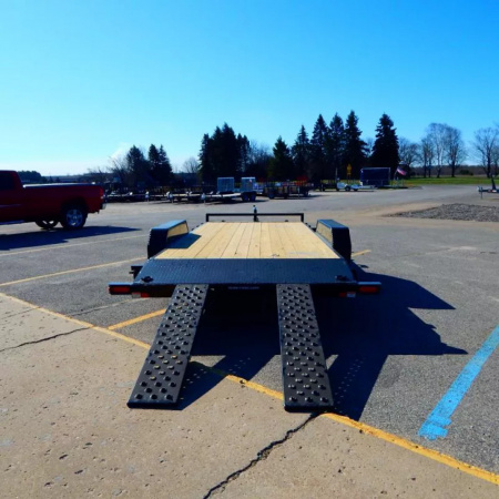 New 2025 Sure-Trac 7 x 20 (18+2) C-Channel Car Hauler Trailer  10K