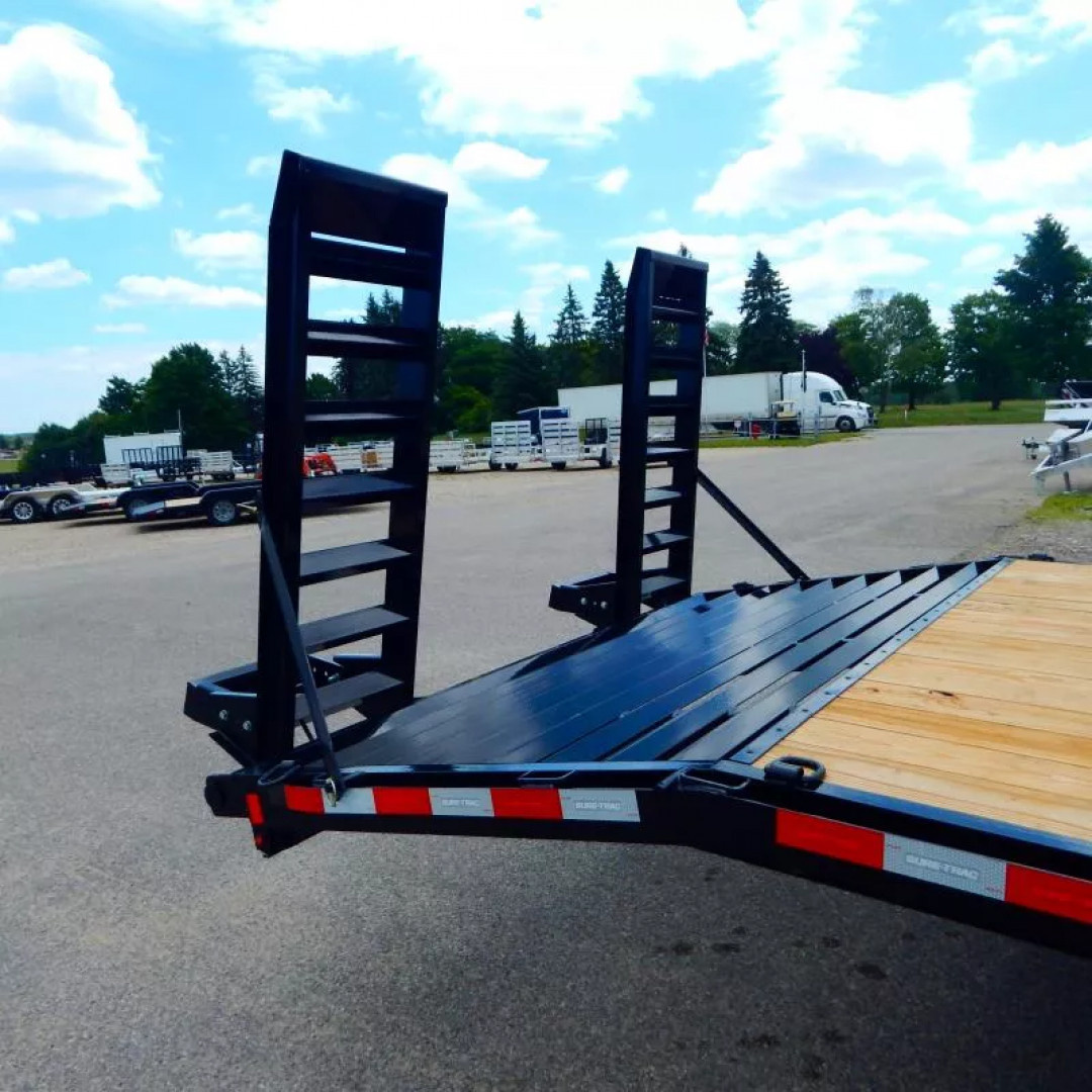 New 2025 Sure-Trac 8.5 x 20+4 Standard Duty Beavertail Deckover Trailer  15K