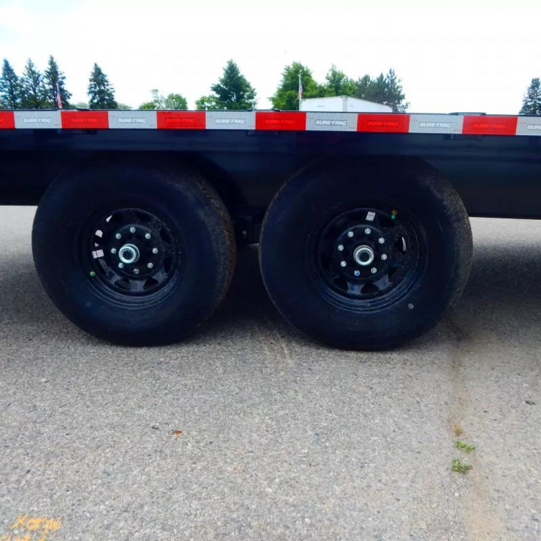 New 2025 Sure-Trac 8.5 x 20+4 Standard Duty Beavertail Deckover Trailer  15K