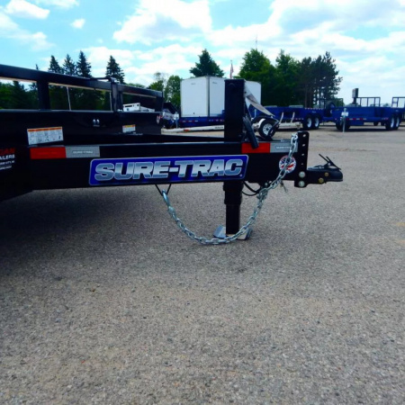 New 2025 Sure-Trac 8.5 x 20+4 Standard Duty Beavertail Deckover Trailer  15K