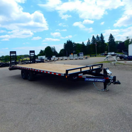 New 2025 Sure-Trac 8.5 x 20+4 Standard Duty Beavertail Deckover Trailer  15K