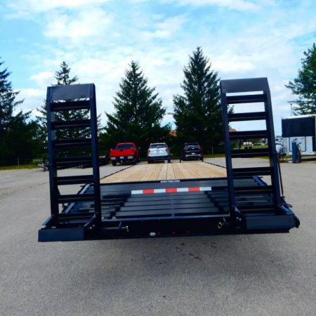 New 2025 Sure-Trac 8.5 x 20+4 Standard Duty Beavertail Deckover Trailer  15K
