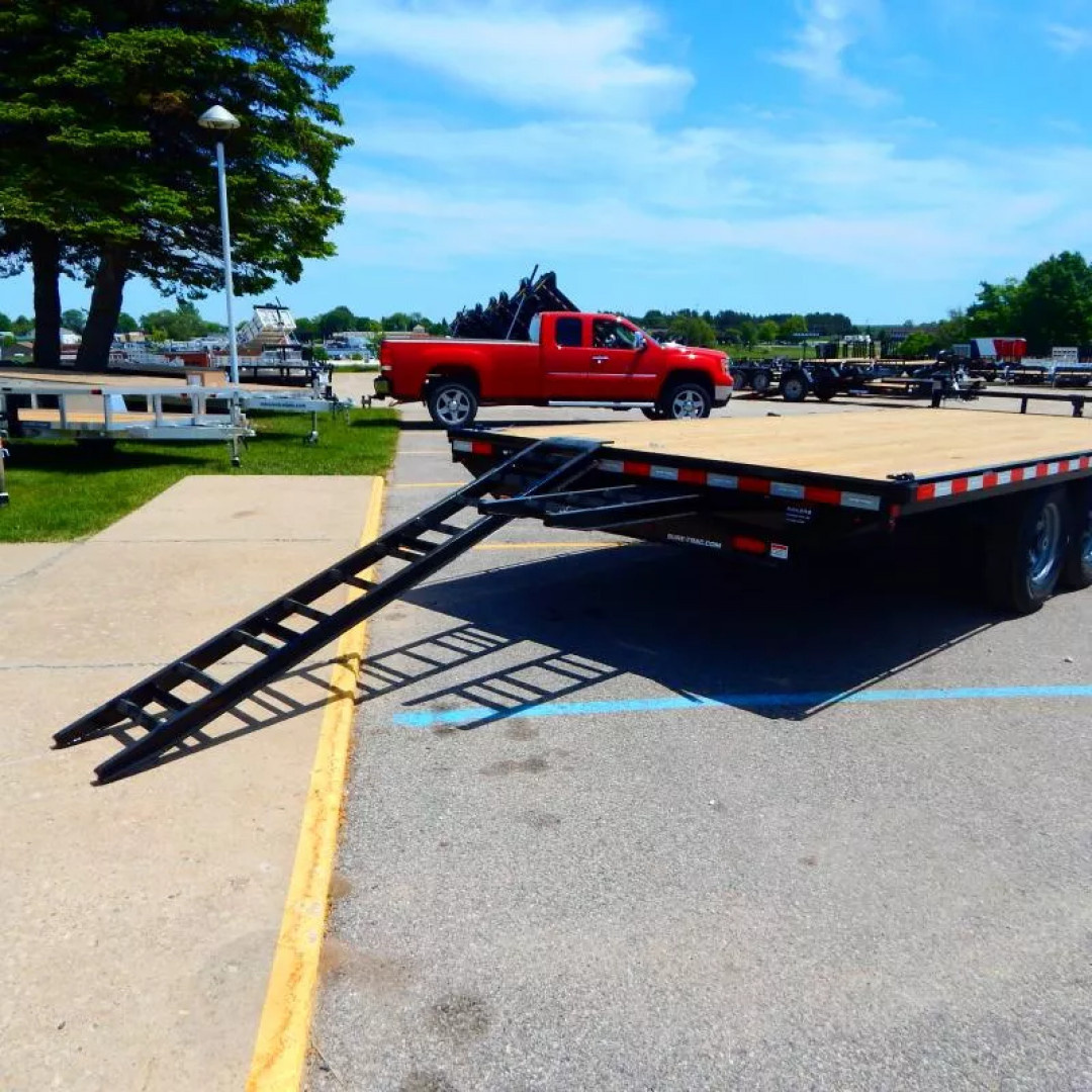 New 2025 Sure-Trac 8.5 x 20 Standard Duty Flat Deck Deckover Trailer  15K