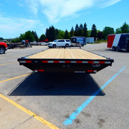 New 2025 Sure-Trac 8.5 x 20 Standard Duty Flat Deck Deckover Trailer  15K