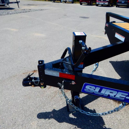 New 2025 Sure-Trac 8.5 x 20 Standard Duty Flat Deck Deckover Trailer  15K