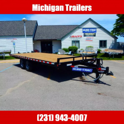 New 2025 Sure-Trac 8.5 x 20 Standard Duty Flat Deck Deckover Trailer  15K