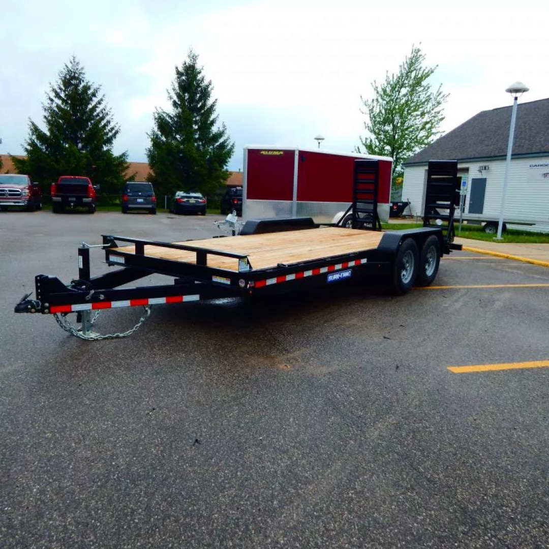 New 2025 Sure-Trac 7 x 20 (18+2) Equipment Trailer  14K
