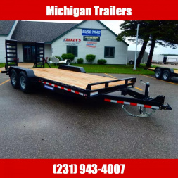 New 2025 Sure-Trac 7 x 20 (18+2) Equipment Trailer  14K