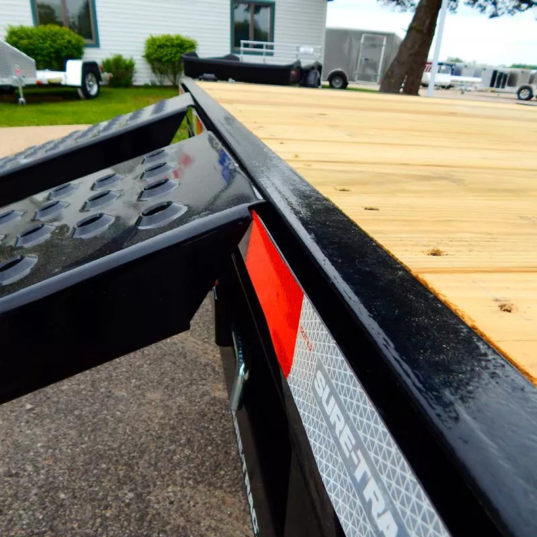 New 2025 Sure-Trac 8.5 x 20 Low Profile Flat Deck Deckover Trailer  10K