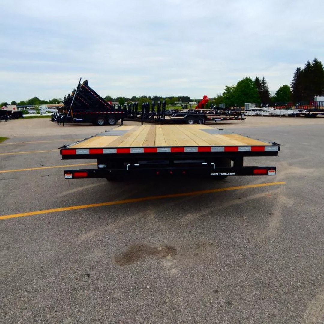 New 2025 Sure-Trac 8.5 x 20 Low Profile Flat Deck Deckover Trailer  10K