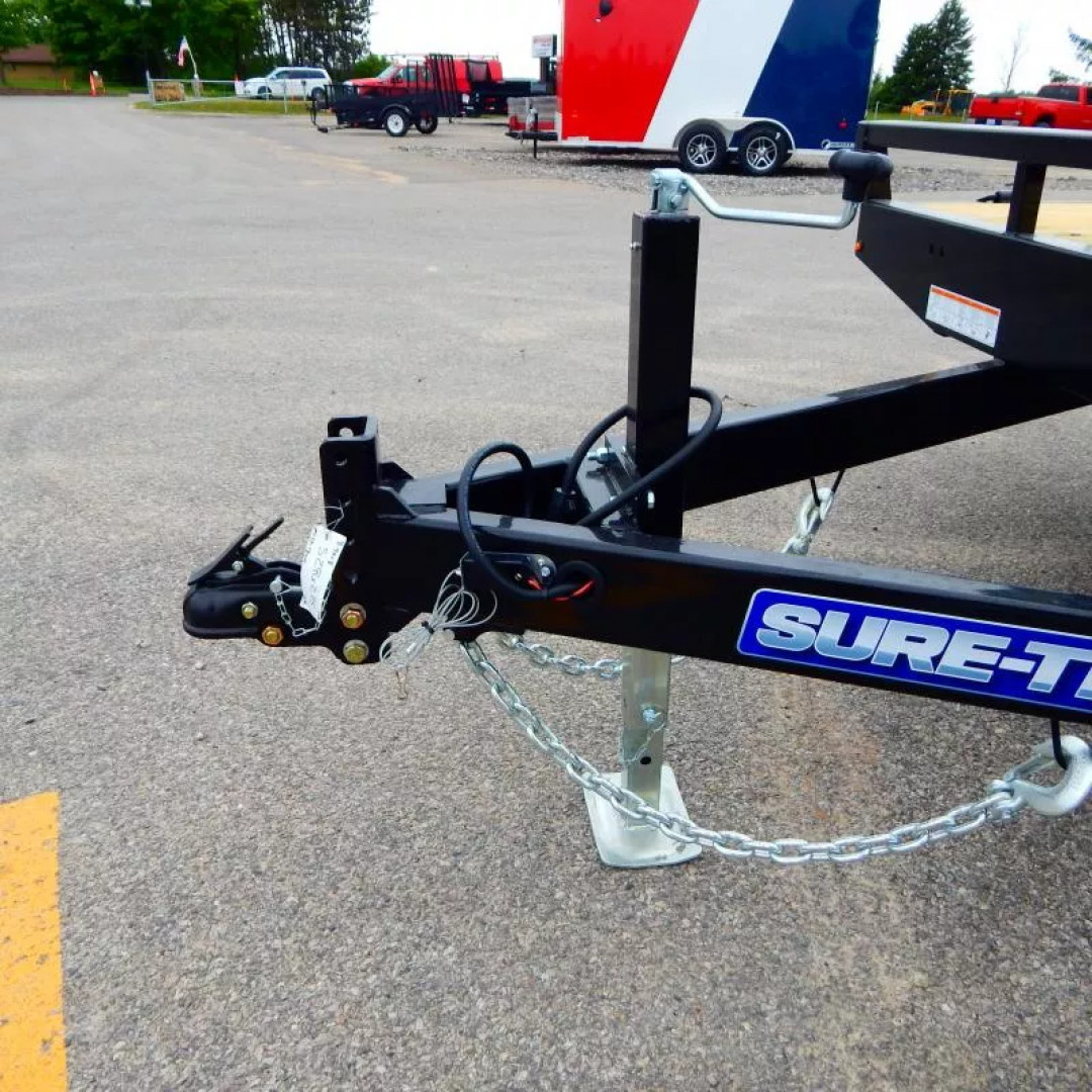 New 2025 Sure-Trac 8.5 x 20 Low Profile Flat Deck Deckover Trailer  10K