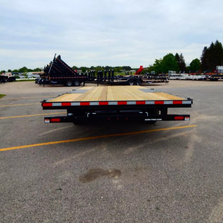 New 2025 Sure-Trac 8.5 x 20 Low Profile Flat Deck Deckover Trailer  10K