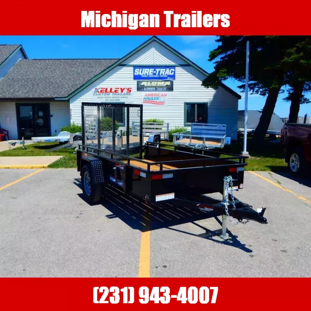 New 2025 Sure-Trac 5 x 10 Steel High Side Utility 3K Idler