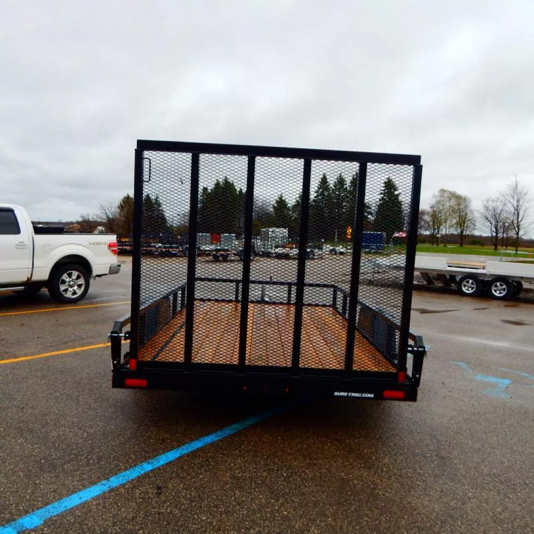 New 2025 Sure-Trac 7 x 12 Tube Top Utility 3.5K Brake