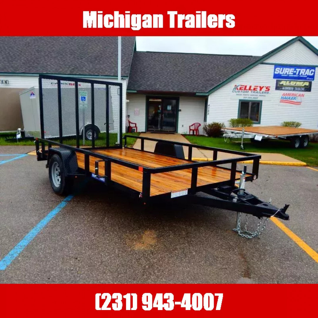 New 2025 Sure-Trac 7 x 12 Tube Top Utility 3.5K Brake